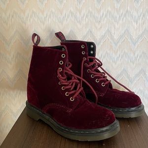 Velvet doc martens size 7